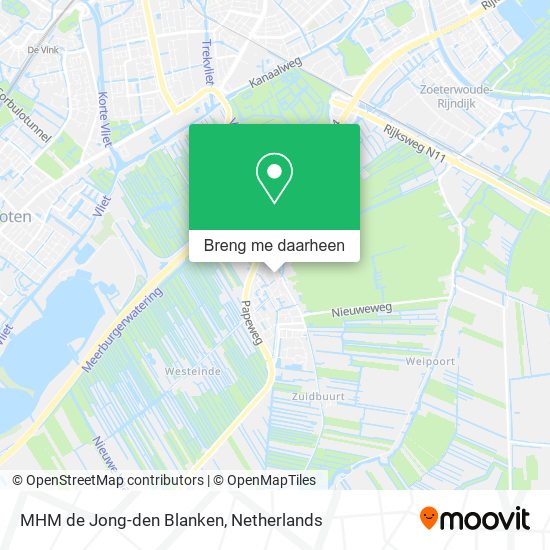 MHM de Jong-den Blanken kaart