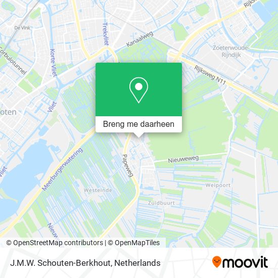 J.M.W. Schouten-Berkhout kaart
