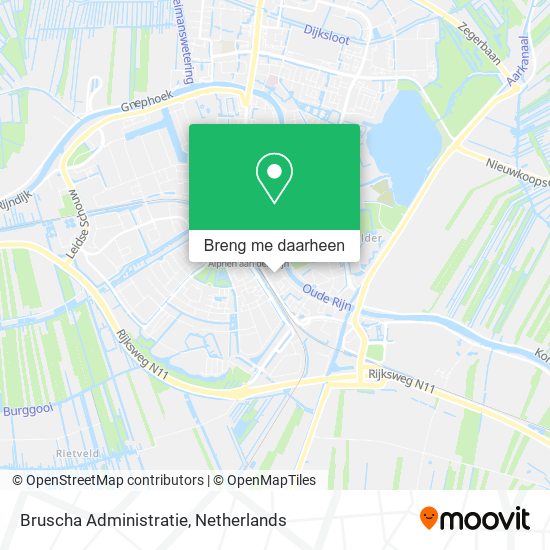 Bruscha Administratie kaart