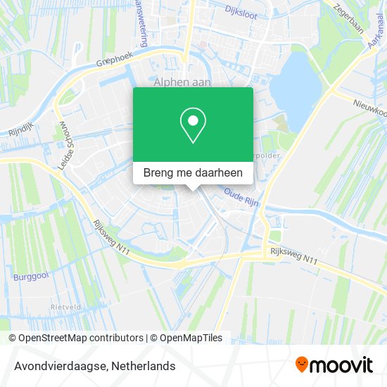 Avondvierdaagse kaart