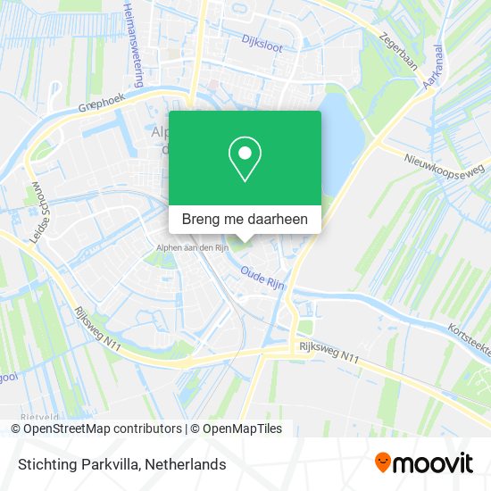 Stichting Parkvilla kaart