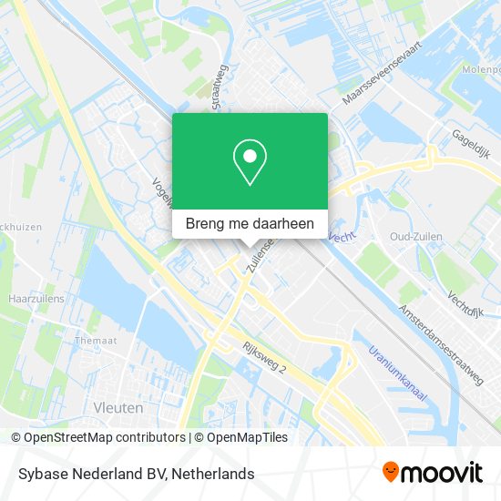 Sybase Nederland BV kaart