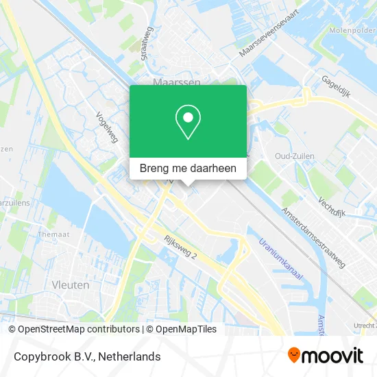 Copybrook B.V. kaart