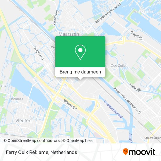 Ferry Quik Reklame kaart