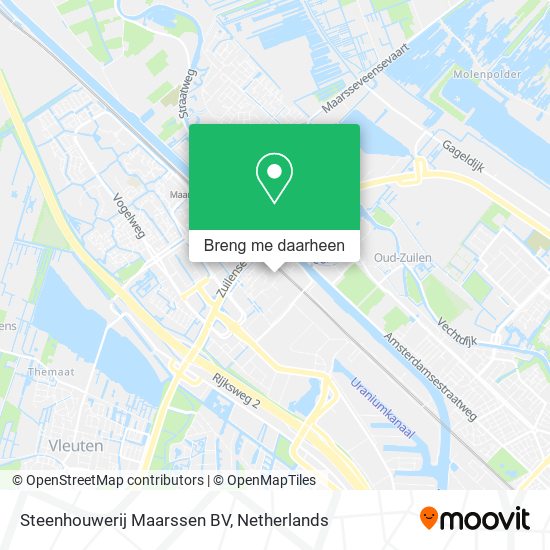 Steenhouwerij Maarssen BV kaart