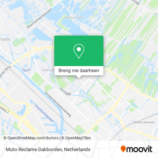Muto Reclame Dakborden kaart