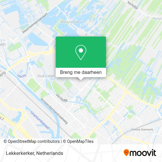 Lekkerkerker kaart