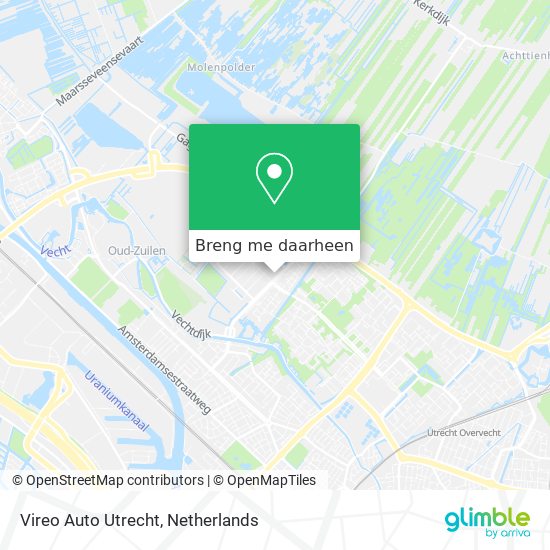 Vireo Auto Utrecht kaart
