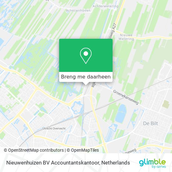 Nieuwenhuizen BV Accountantskantoor kaart