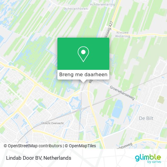 Lindab Door BV kaart