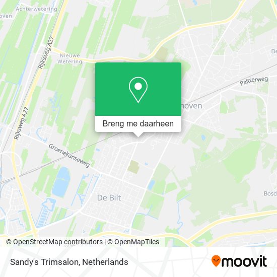 Sandy's Trimsalon kaart