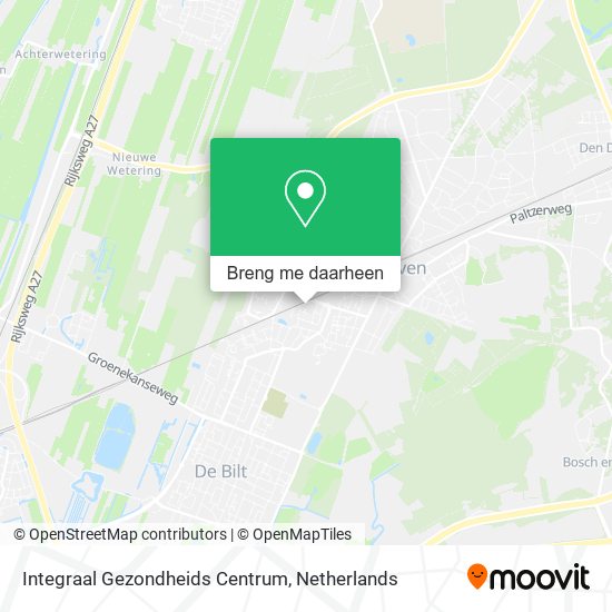 Integraal Gezondheids Centrum kaart