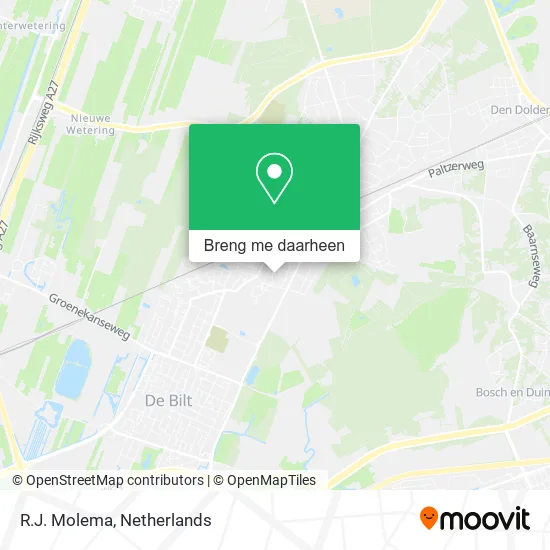R.J. Molema kaart