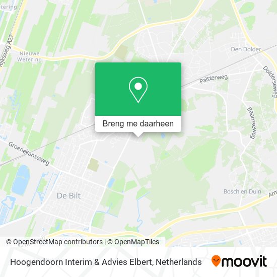 Hoogendoorn Interim & Advies Elbert kaart