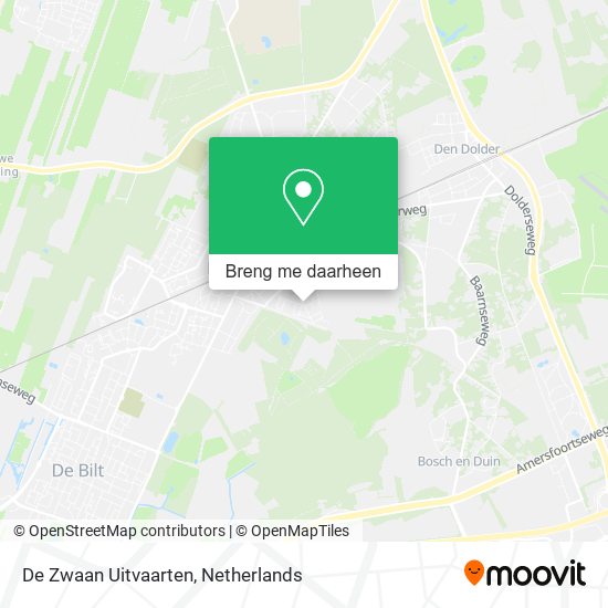 De Zwaan Uitvaarten kaart