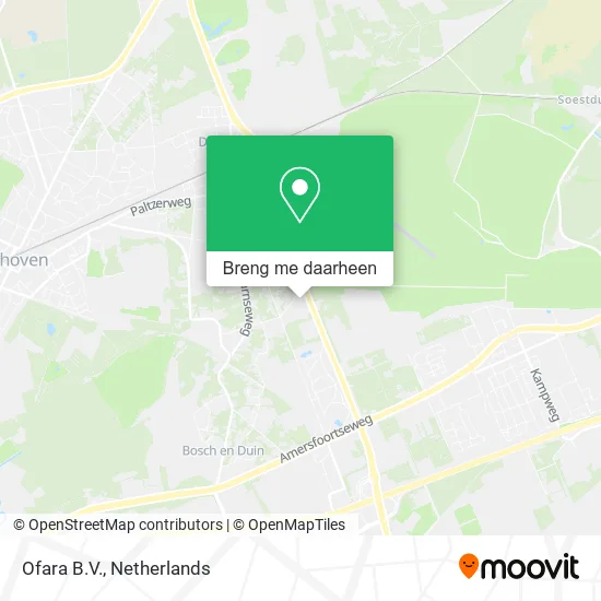 Ofara B.V. kaart