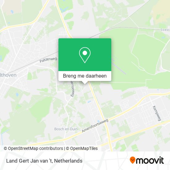 Land Gert Jan van 't kaart