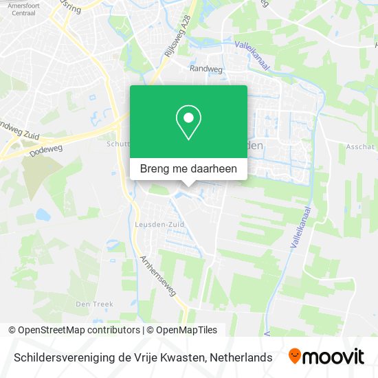 Schildersvereniging de Vrije Kwasten kaart