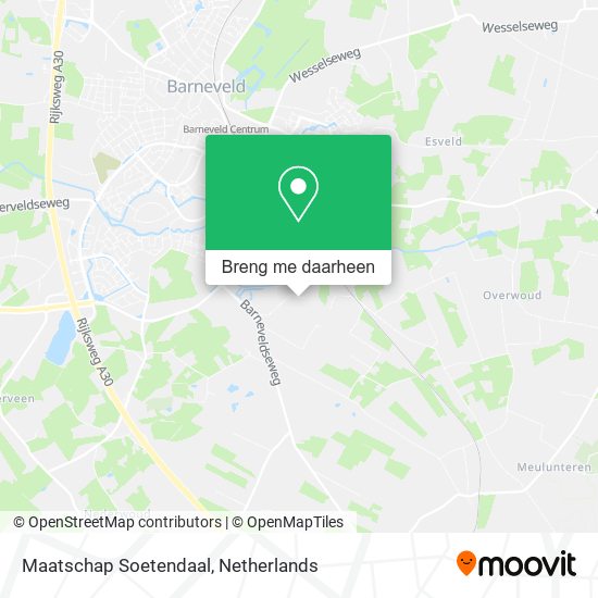 Maatschap Soetendaal kaart