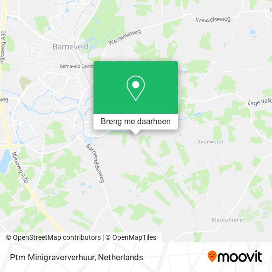 Ptm Minigraververhuur kaart