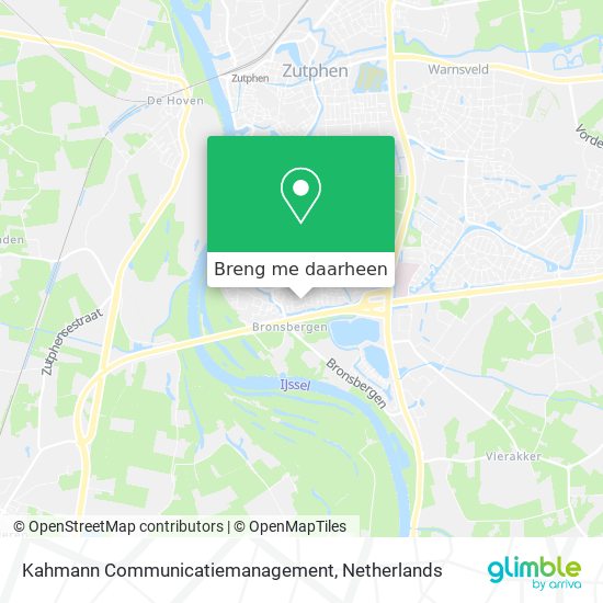 Kahmann Communicatiemanagement kaart