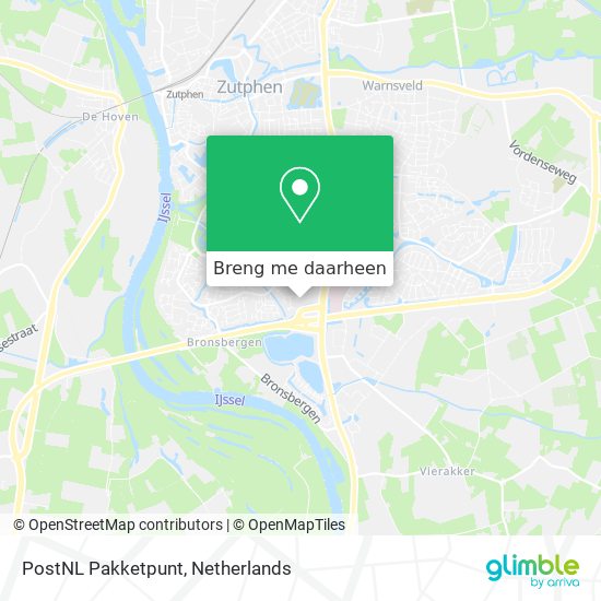 PostNL Pakketpunt kaart