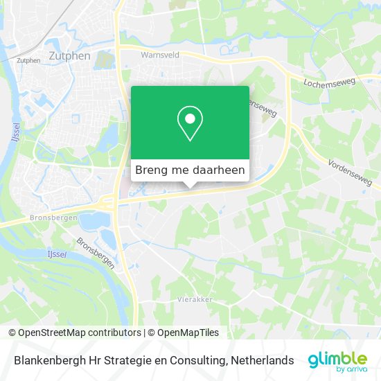 Blankenbergh Hr Strategie en Consulting kaart