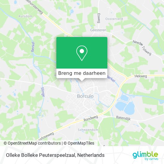 Olleke Bolleke Peuterspeelzaal kaart