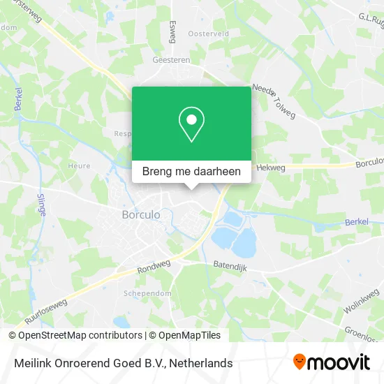 Meilink Onroerend Goed B.V. kaart