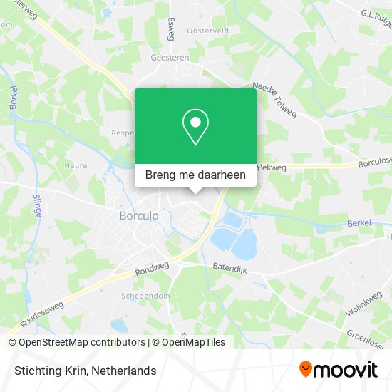 Stichting Krin kaart