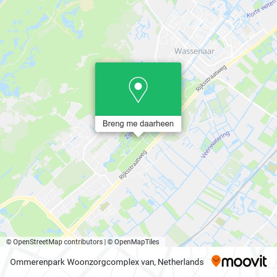 Ommerenpark Woonzorgcomplex van kaart
