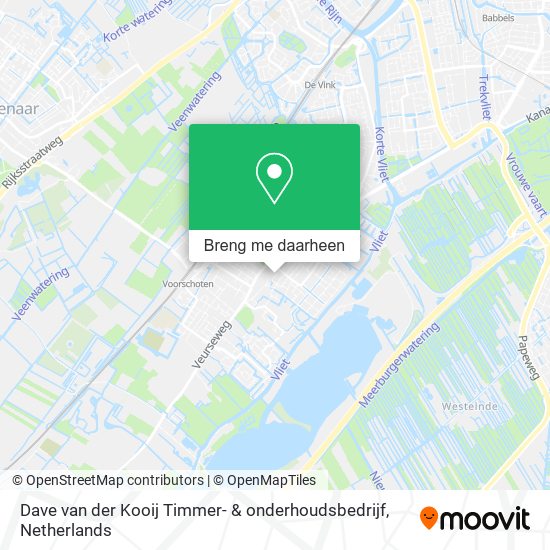 Dave van der Kooij Timmer- & onderhoudsbedrijf kaart