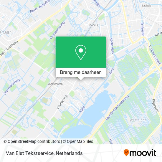 Van Elst Tekstservice kaart