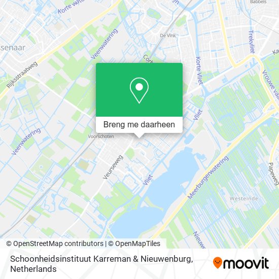 Schoonheidsinstituut Karreman & Nieuwenburg kaart