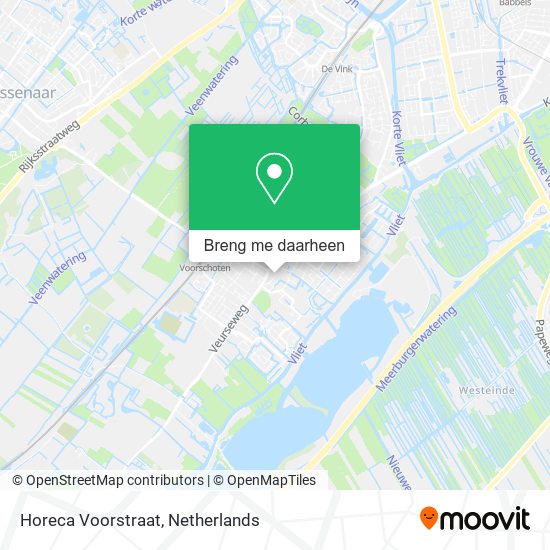 Horeca Voorstraat kaart