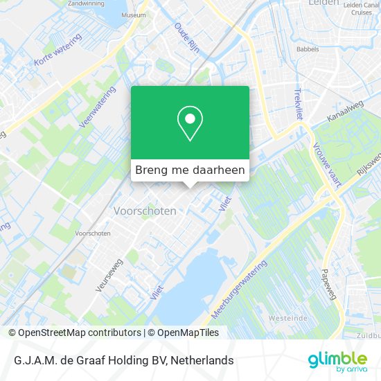 G.J.A.M. de Graaf Holding BV kaart