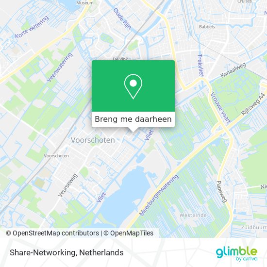 Share-Networking kaart