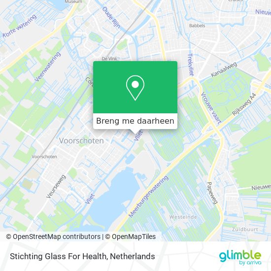 Stichting Glass For Health kaart