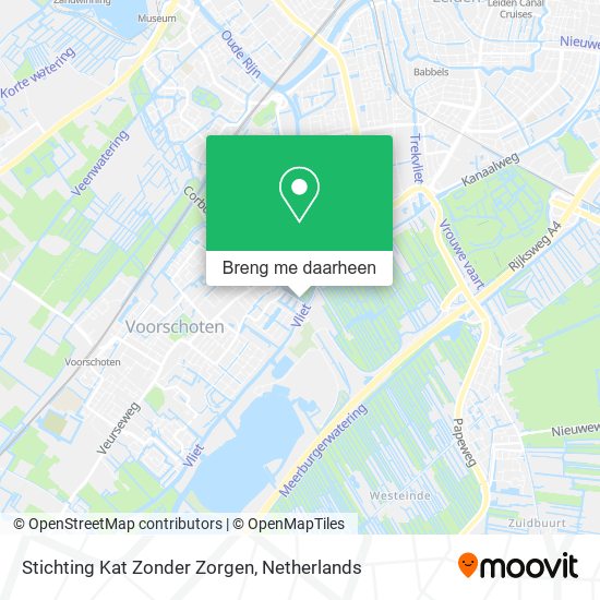 Stichting Kat Zonder Zorgen kaart