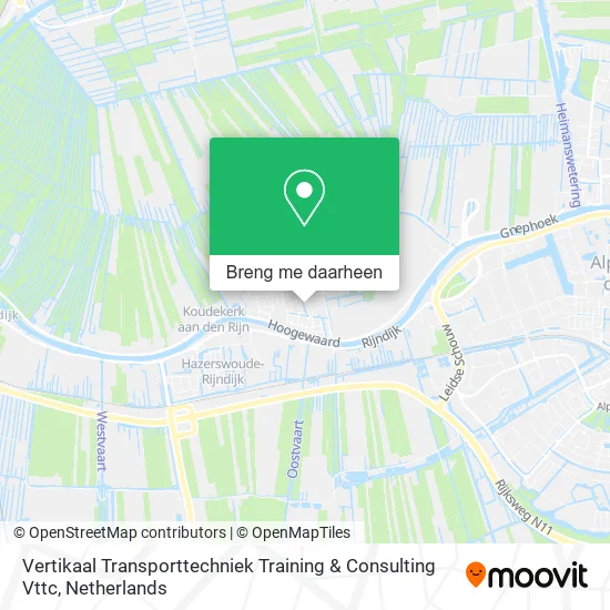 Vertikaal Transporttechniek Training & Consulting Vttc kaart