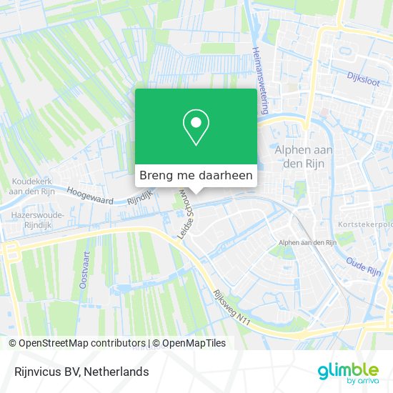 Rijnvicus BV kaart