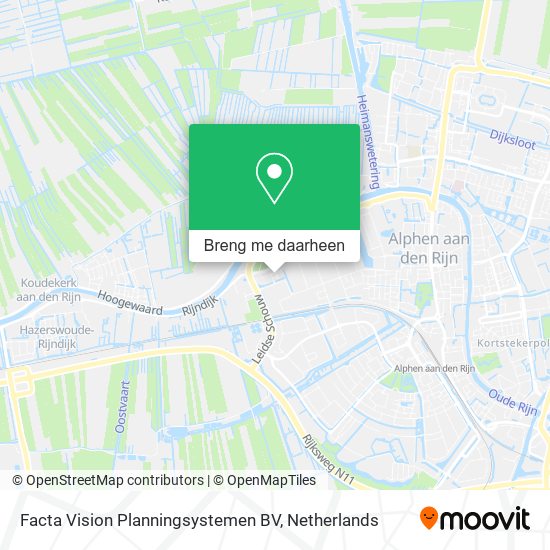 Facta Vision Planningsystemen BV kaart