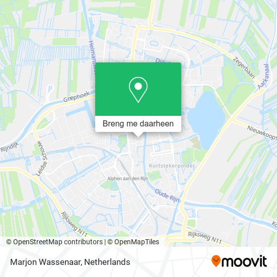 Marjon Wassenaar kaart