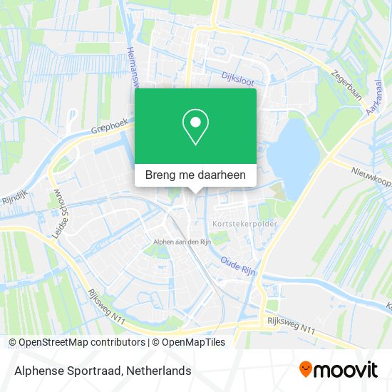 Alphense Sportraad kaart