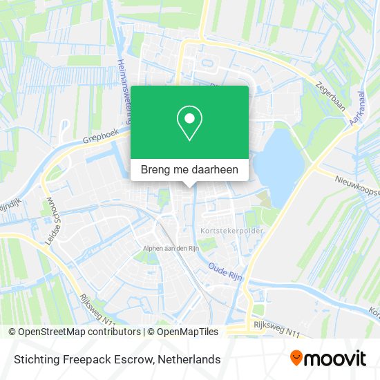 Stichting Freepack Escrow kaart