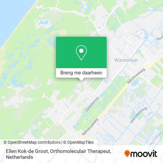 Ellen Kok-de Groot, Orthomoleculair Therapeut kaart