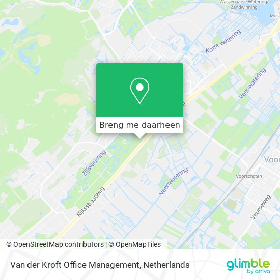 Van der Kroft Office Management kaart