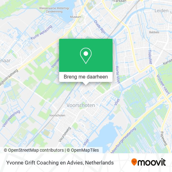 Yvonne Grift Coaching en Advies kaart