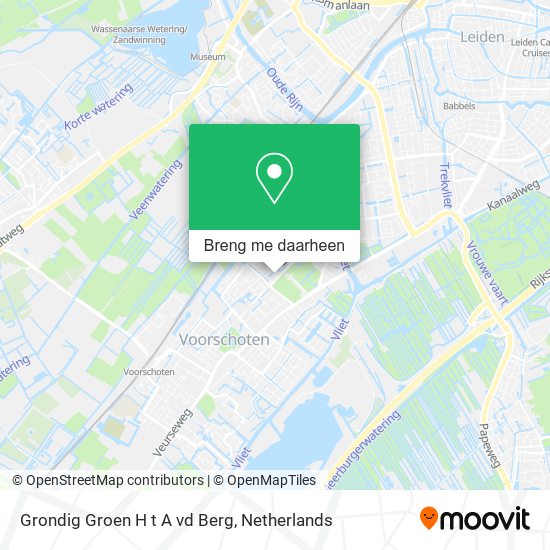 Grondig Groen H t A vd Berg kaart
