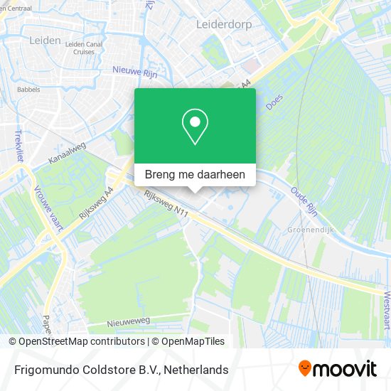 Frigomundo Coldstore B.V. kaart